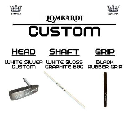 Lombardi Golf Custom Black Matte Mallet Golf Putter - GOLF LEAGUE