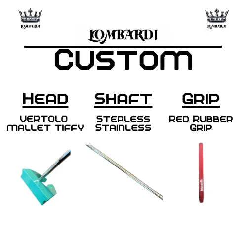 Lombardi Golf Custom Tiffy Vertolo Mallet Golf Putter - GOLF LEAGUE