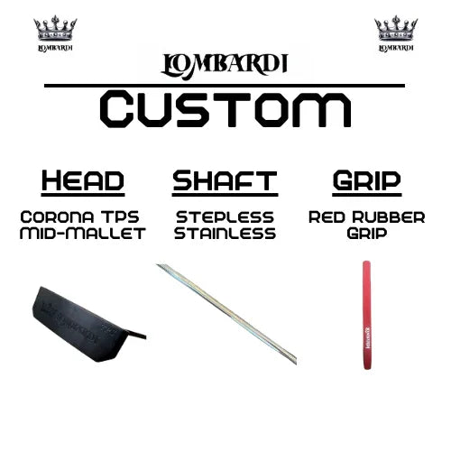Lombardi Golf Custom Black Corona TPS Mallet Golf Putter - GOLF LEAGUE
