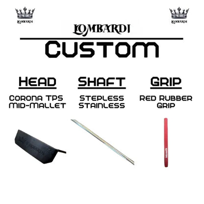 Lombardi Golf Custom Black Corona TPS Mallet Golf Putter - GOLF LEAGUE