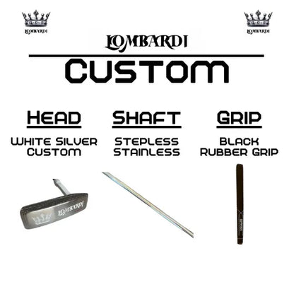 Lombardi Golf Custom Silver DC Blade Golf Putter - GOLF LEAGUE