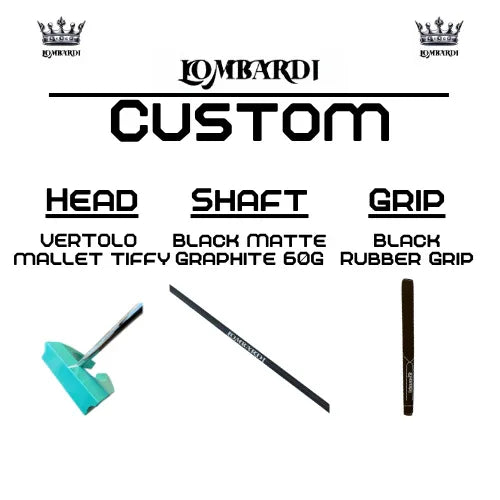 Lombardi Golf Custom Tiffy Vertolo Mallet Golf Putter - GOLF LEAGUE