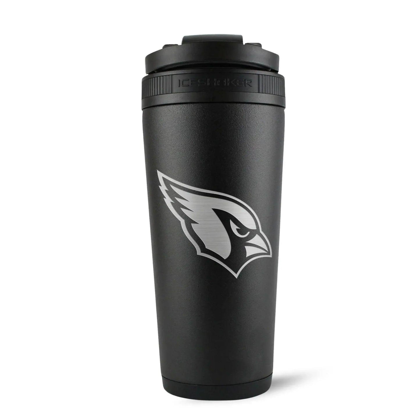 26BLACK-C_NFL_ArizonaCardinals_26ozIceShaker_Black_Back_Shadow - GOLF LEAGUE