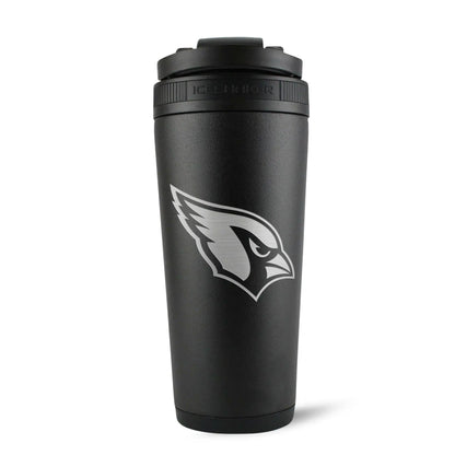 26BLACK-C_NFL_ArizonaCardinals_26ozIceShaker_Black_Back_Shadow - GOLF LEAGUE