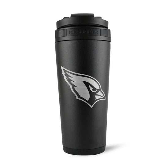 26BLACK-C_NFL_ArizonaCardinals_26ozIceShaker_Black_Back_Shadow - GOLF LEAGUE