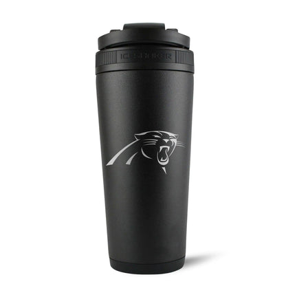 26BLACK-C_NFL_CarolinaPanthers_26ozIceShaker_Black_Back_Shadow - GOLF LEAGUE