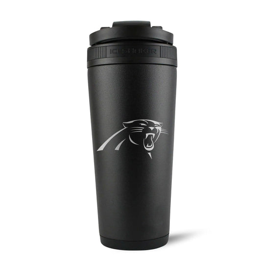 26BLACK-C_NFL_CarolinaPanthers_26ozIceShaker_Black_Back_Shadow - GOLF LEAGUE