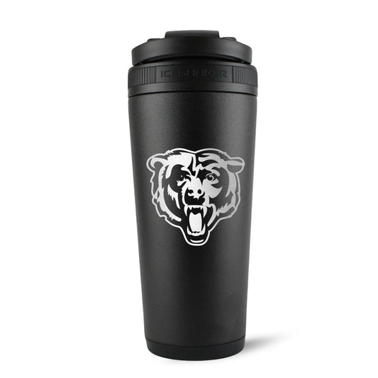 26BLACK-C_NFL_ChicagoBears_26ozIceShaker_Black_Back_Shadow - GOLF LEAGUE