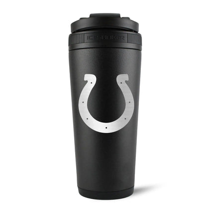 26BLACK-C_NFL_IndianapolisColts_26ozIceShaker_Black_Back_Shadow - GOLF LEAGUE