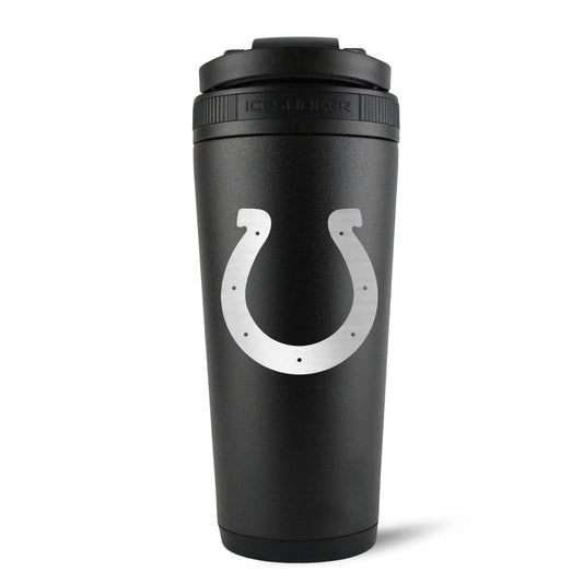 26BLACK-C_NFL_IndianapolisColts_26ozIceShaker_Black_Back_Shadow - GOLF LEAGUE