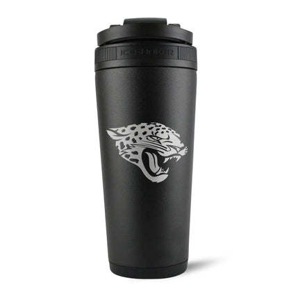 26BLACK-C_NFL_JacksonvilleJaguars_26ozIceShaker_Black_Back_shadow - GOLF LEAGUE