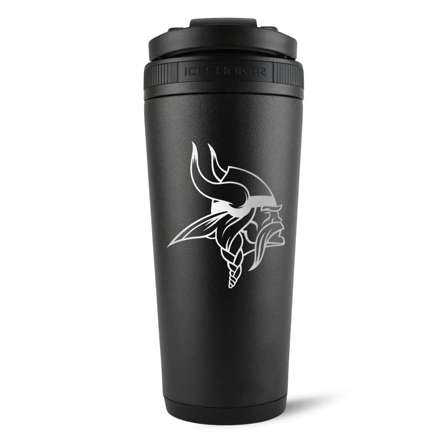 26BLACK-C_NFL_MinnesotaVikings_26ozIceShaker_Black_Back_Shadow - GOLF LEAGUE