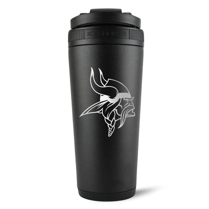 26BLACK-C_NFL_MinnesotaVikings_26ozIceShaker_Black_Back_Shadow - GOLF LEAGUE