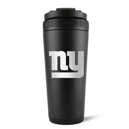 26BLACK-C_NFL_NewYorkGiants_26ozIceShaker_Black_Back_Shadow - GOLF LEAGUE