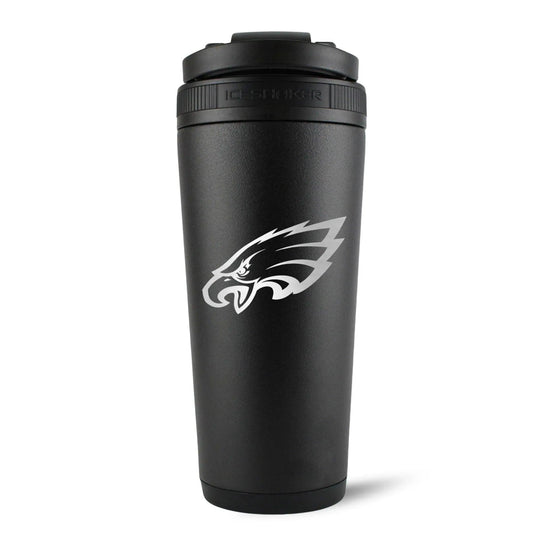 26BLACK-C_NFL_PhiladelphiaEagles_26ozIceShaker_Black_Back_Shadow - GOLF LEAGUE