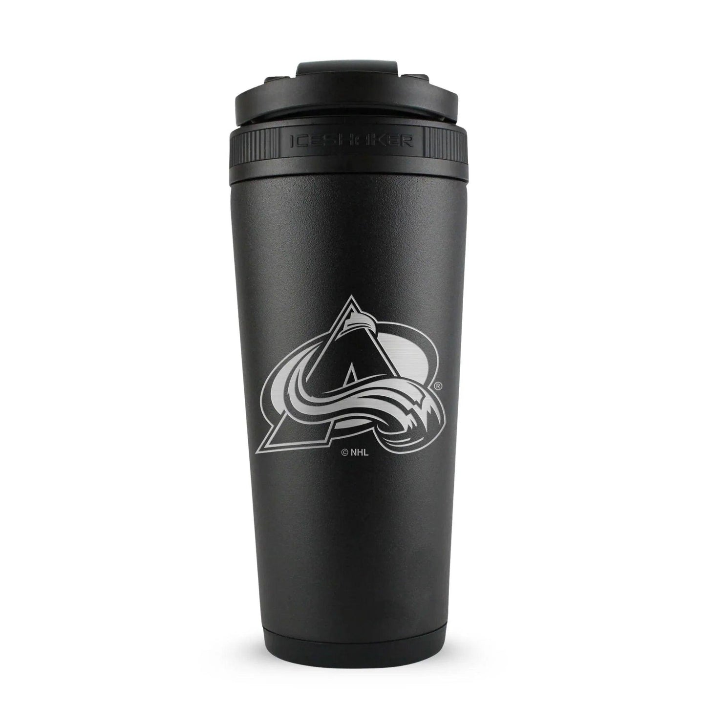 26BLACK-NHLAVALANCHE-C_26OZICESHAKER_BLACK_BACK - GOLF LEAGUE
