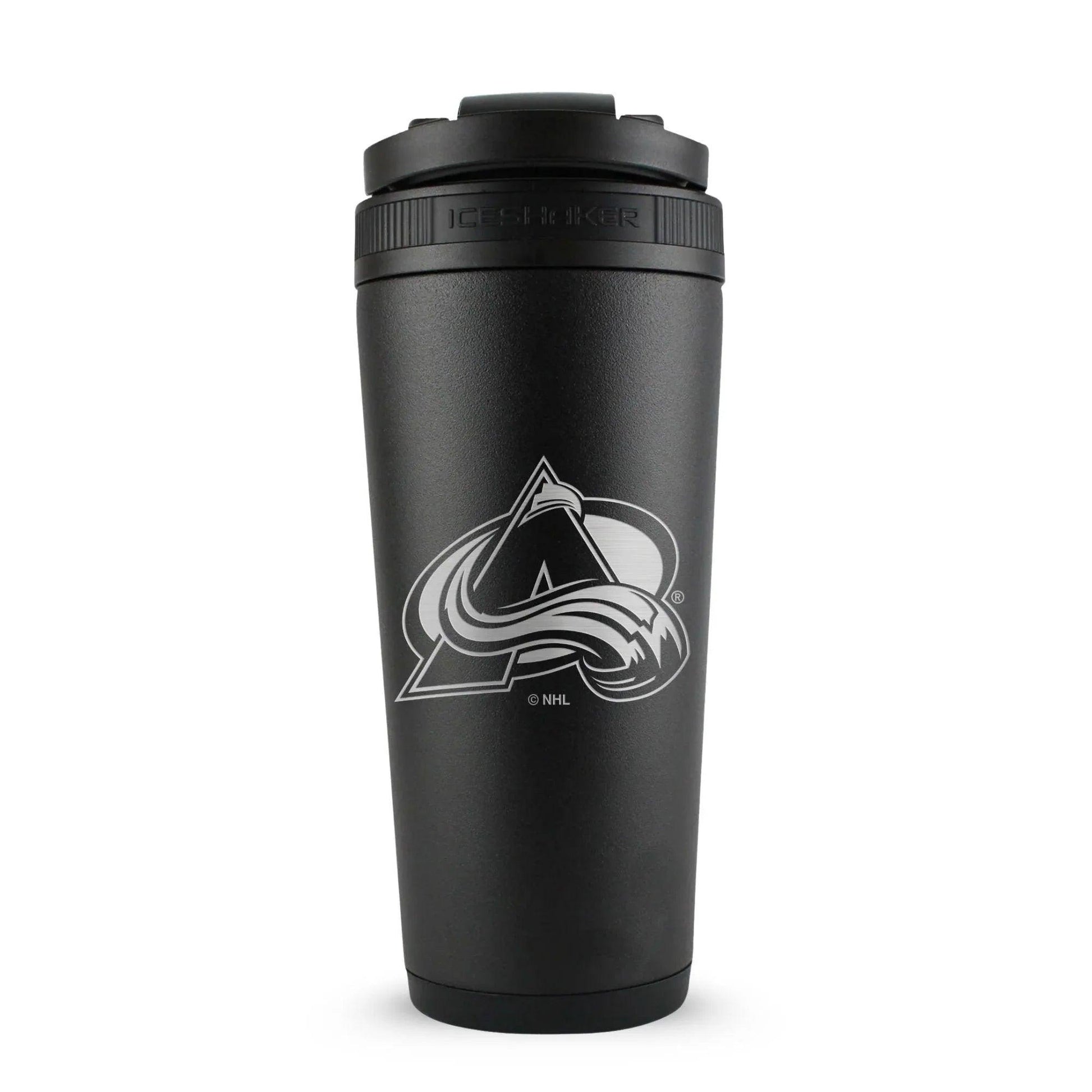 26BLACK-NHLAVALANCHE-C_26OZICESHAKER_BLACK_BACK - GOLF LEAGUE