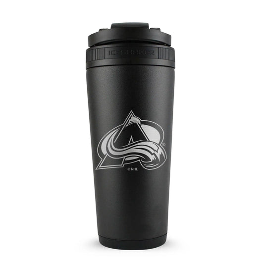 26BLACK-NHLAVALANCHE-C_26OZICESHAKER_BLACK_BACK - GOLF LEAGUE