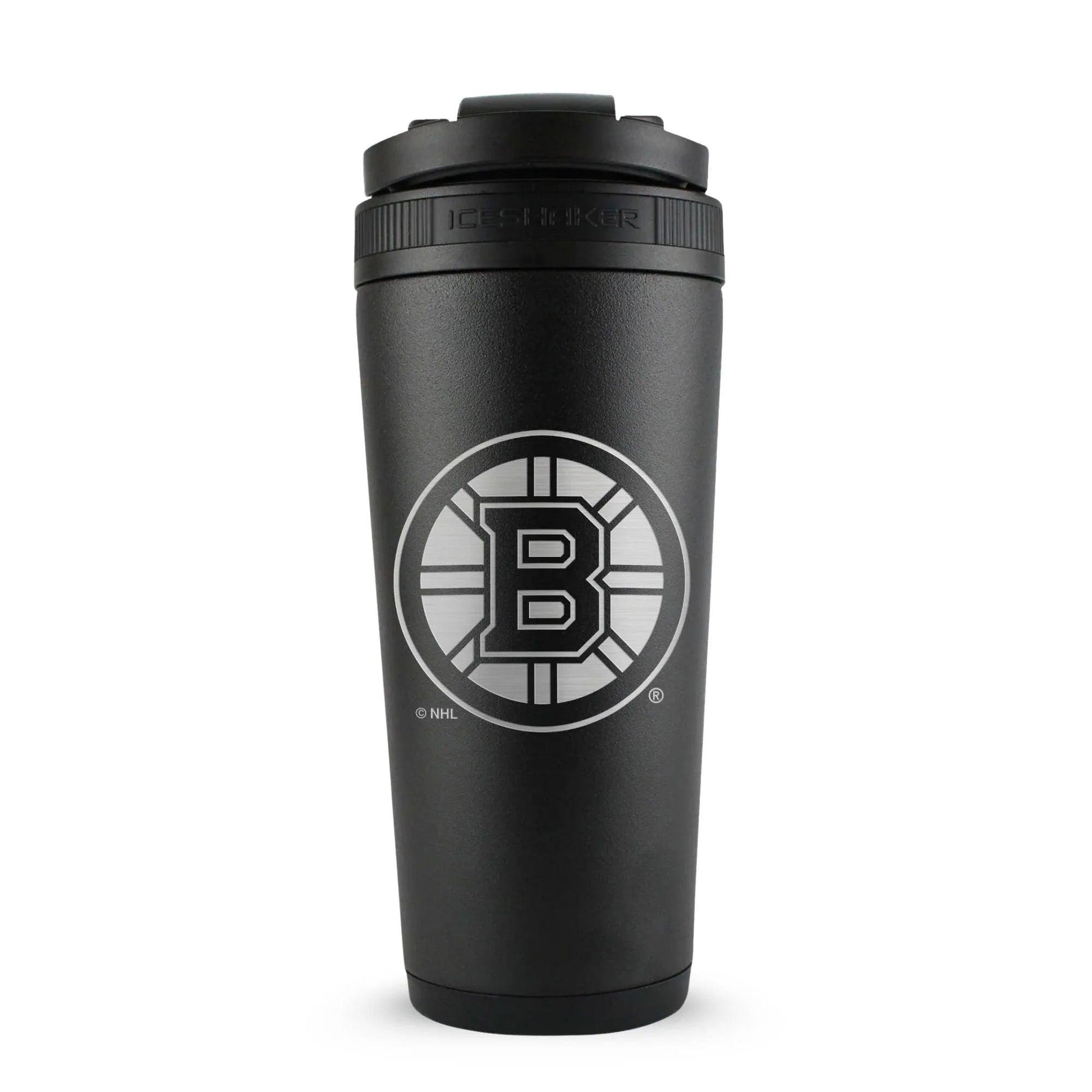 26BLACK-NHLBRUINS-C_26OZICESHAKER_BACK - GOLF LEAGUE