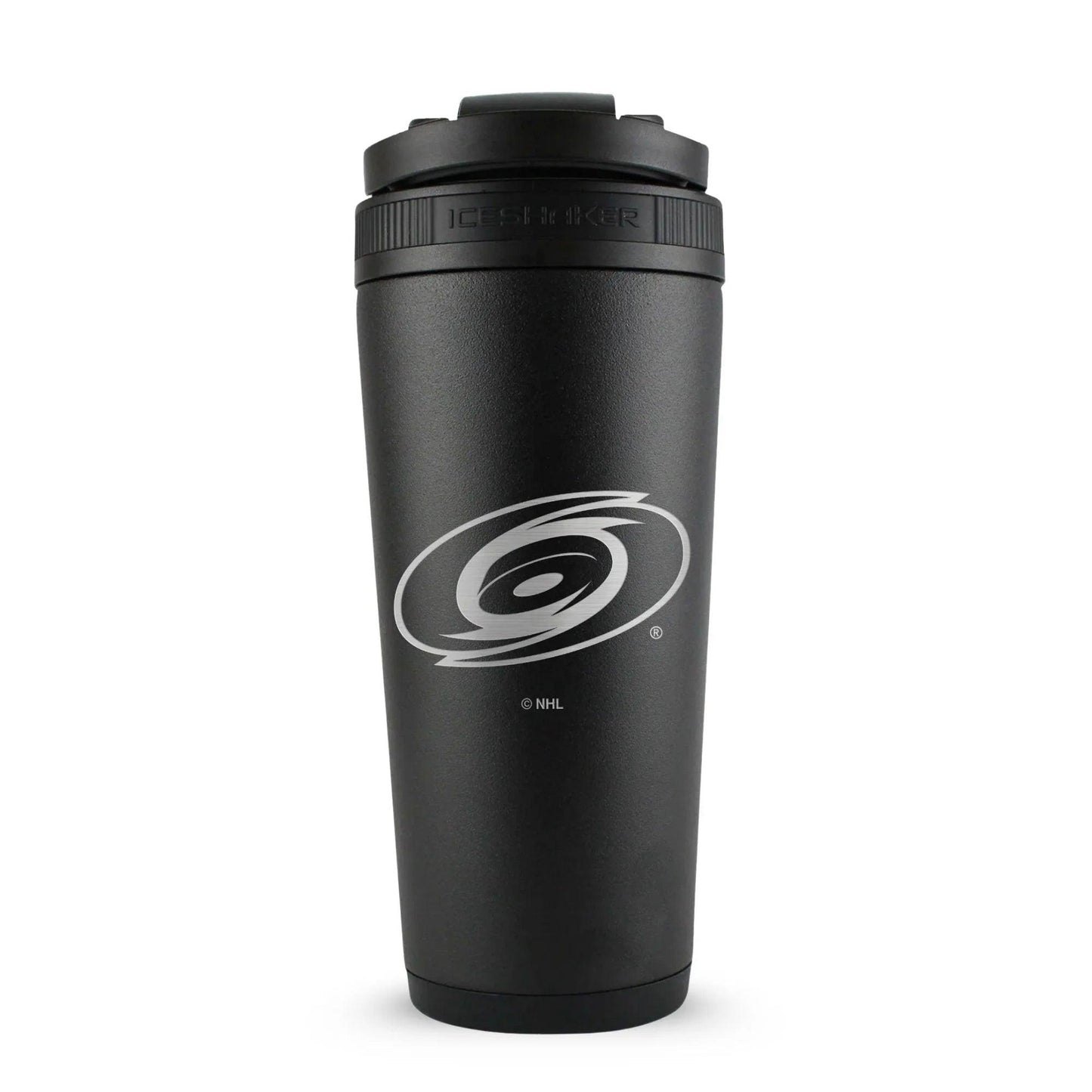 26BLACK-NHLHURRICANES-C_26OZICESHAKER_BLACK_BACK - GOLF LEAGUE