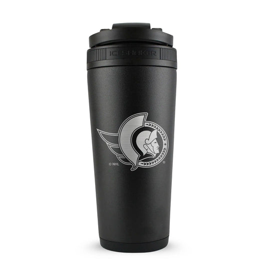 26BLACK-NHLSENATORS-C_26OZICESHAKER_BLACK_BACK - GOLF LEAGUE
