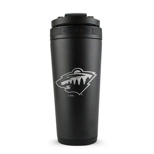 26BLACK-NHLWILD-C_26OZICESHAKER_BLACK_BACK - GOLF LEAGUE