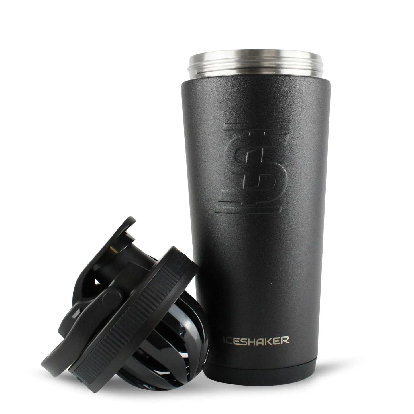26BLACK_26ozShaker_Black_Pieces_Shadow - GOLF LEAGUE