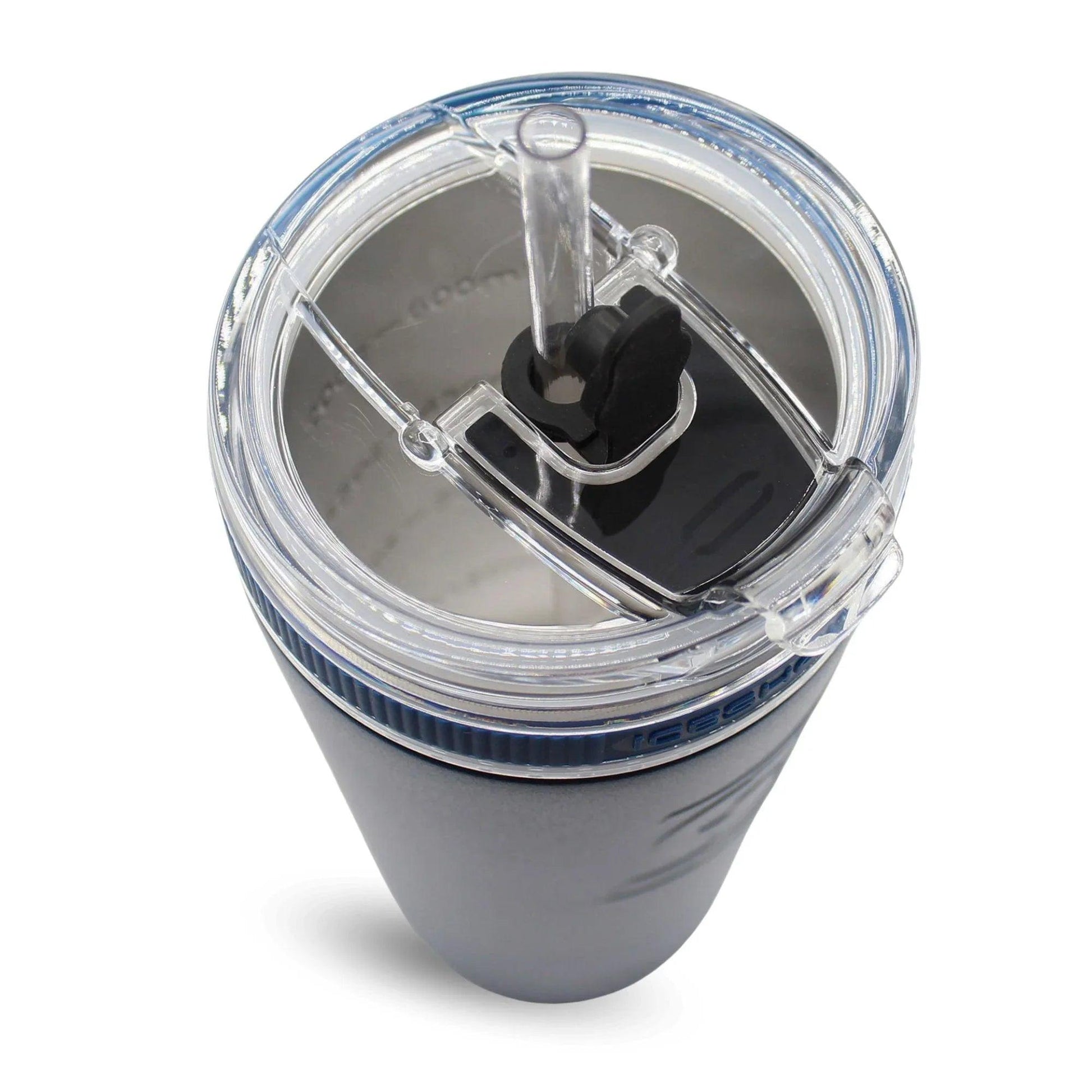 26FLEXNAVY_26ozFlexBottle_Navy_LidCloseUp_StrawInserted_shadow_691c69ec-4d3a-4e54-9911-832db71552f9 - GOLF LEAGUE