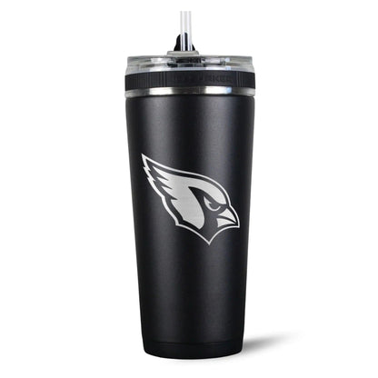 26FlexBlack-C_NFL_26ozFlexBottle_ArizonaCardinals_Black_Back_Shadow - GOLF LEAGUE
