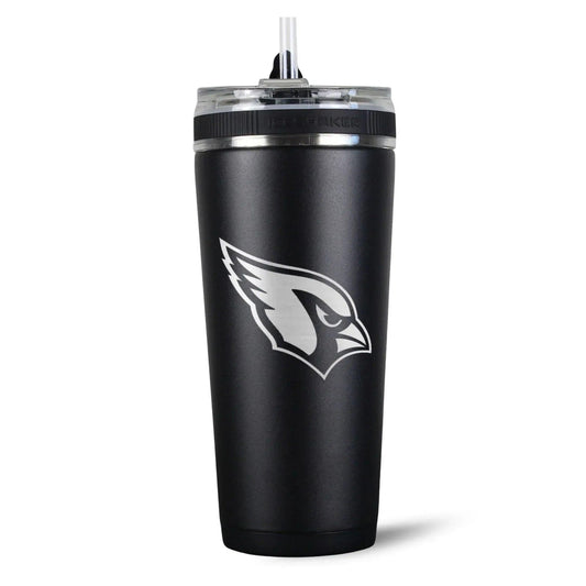 26FlexBlack-C_NFL_26ozFlexBottle_ArizonaCardinals_Black_Back_Shadow - GOLF LEAGUE