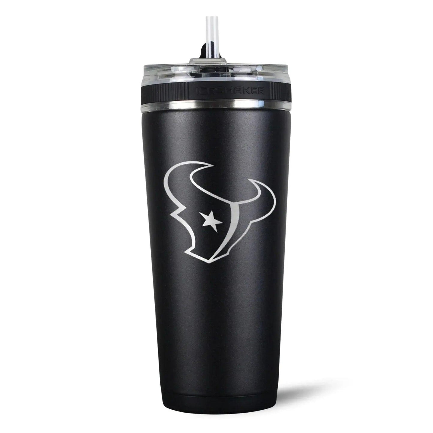 26FlexBlack-C_NFL_26ozFlexBottle_HoustonTexans_Black_Back_Shadow - GOLF LEAGUE