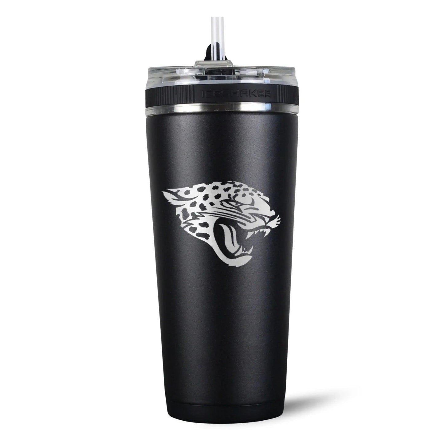 26FlexBlack-C_NFL_26ozFlexBottle_JacksonvilleJaguars_Black_Back_shadow - GOLF LEAGUE