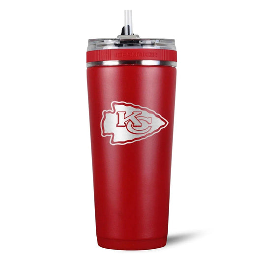 26FlexRed-C_NFL_26ozFlexBottle_KansasCityChiefs_Red_Back_Shadow - GOLF LEAGUE