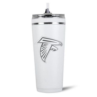 26FlexWhite-C_NFL_26ozFlexBottle_AtlantaFalcons_Back_Shadow - GOLF LEAGUE