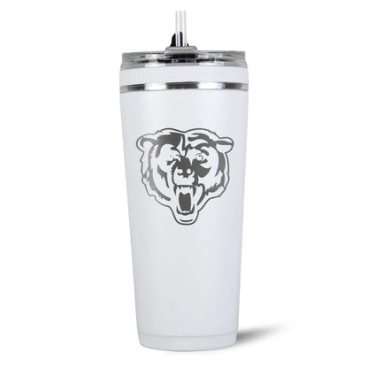 26FlexWhite-C_NFL_26ozFlexBottle_ChicagoBears_Back_Shadow - GOLF LEAGUE