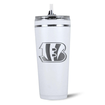 26FlexWhite-C_NFL_26ozFlexBottle_CincinnattiBengals_Back_Shadow - GOLF LEAGUE