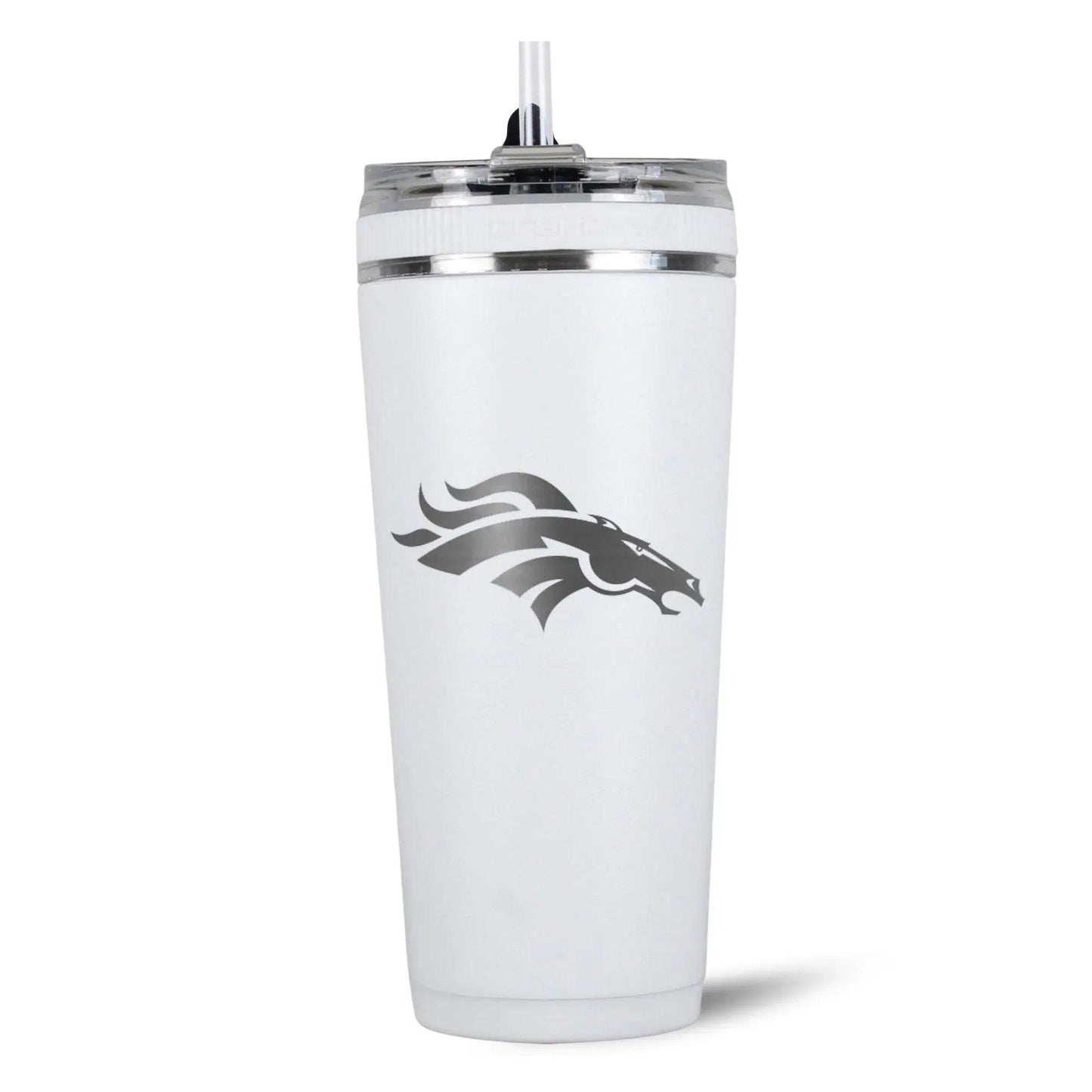 26FlexWhite-C_NFL_26ozFlexBottle_DenverBroncos_Back_Shadow - GOLF LEAGUE