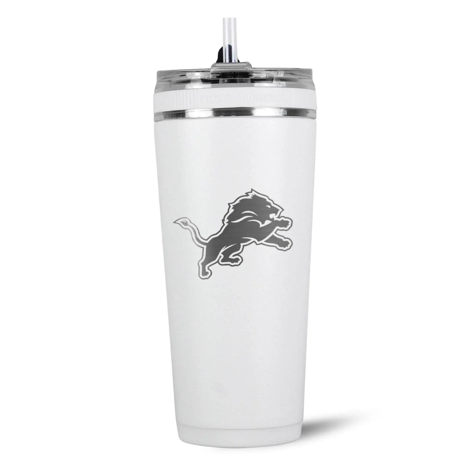 26FlexWhite-C_NFL_26ozFlexBottle_DetroitLions_White_Back_shadow - GOLF LEAGUE