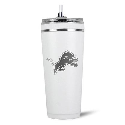 26FlexWhite-C_NFL_26ozFlexBottle_DetroitLions_White_Back_shadow - GOLF LEAGUE