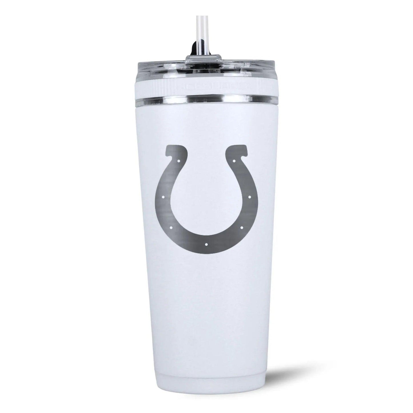 26FlexWhite-C_NFL_26ozFlexBottle_IndianapolisColts_White_Back_shadow - GOLF LEAGUE