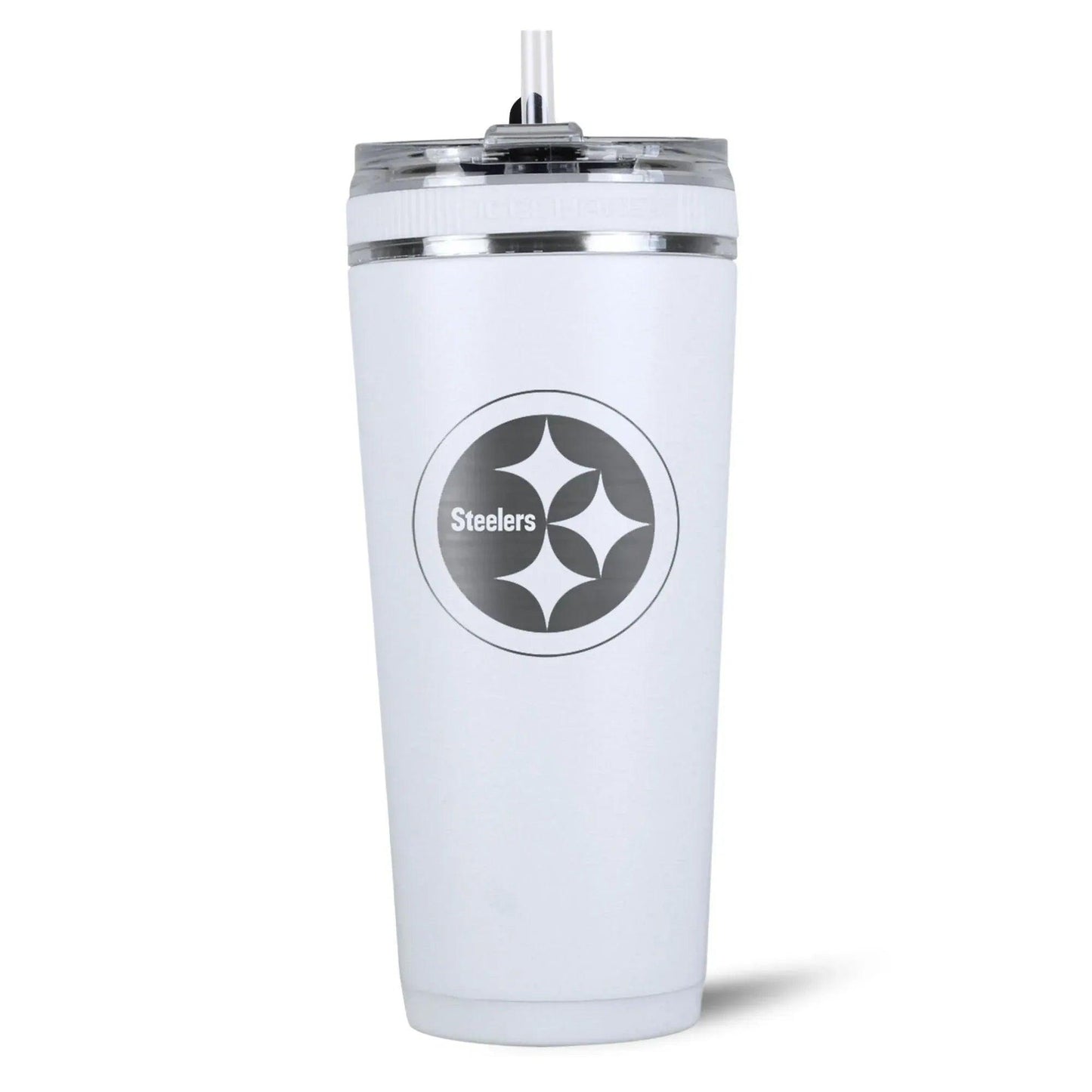 26FlexWhite-C_NFL_26ozFlexBottle_PittsburghSteelers_Back_Shadow - GOLF LEAGUE