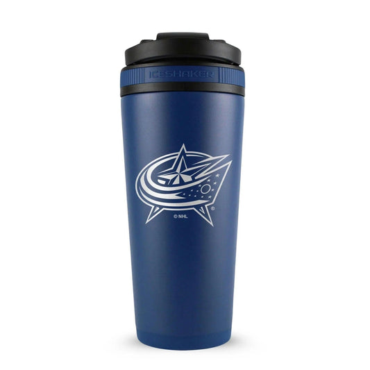 26NAVY-NHLBLUEJACKETS-C_26OZICESHAKER_NAVY_BACK - GOLF LEAGUE