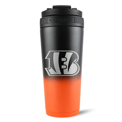26ORANGEBLACK-C_NFL_CincinnatiBengals_26ozIceShaker_OrangeBlackOmbre_Back_shadow - GOLF LEAGUE