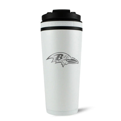 26WHITE-C_NFL_BaltimoreRavens_26ozShaker_Back_Shadow - GOLF LEAGUE
