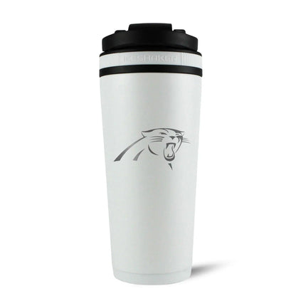 26WHITE-C_NFL_CarolinaPanthers_26ozIceShaker_White_Back_Shadow - GOLF LEAGUE