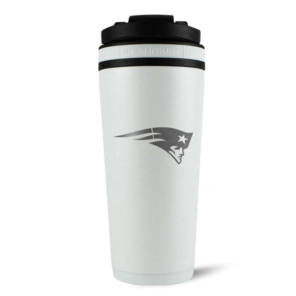 26WHITE-C_NFL_NewEnglandPatriots_26ozShaker_Back_Shadow - GOLF LEAGUE