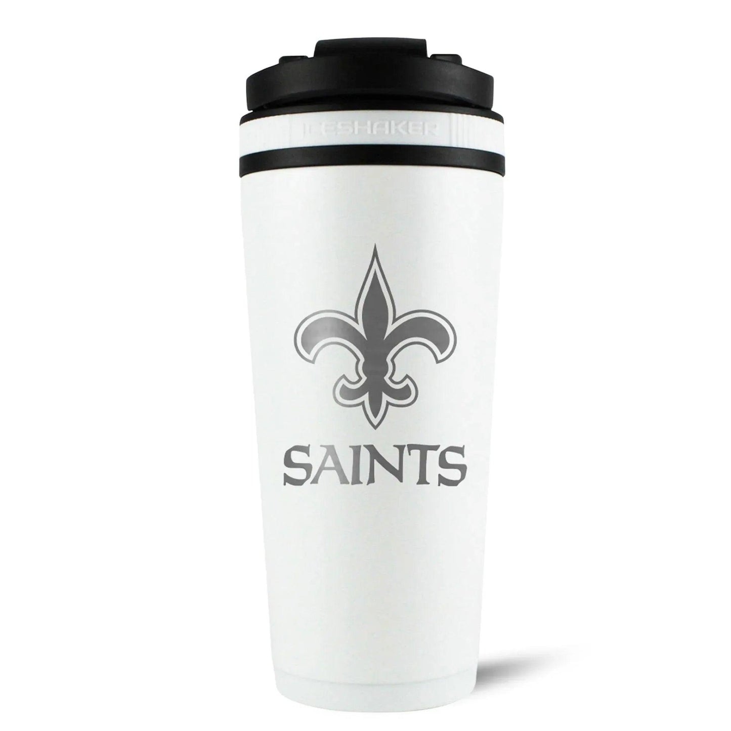 26WHITE-C_NFL_NewOrleansSaints_26ozShaker_Back_Shadow - GOLF LEAGUE