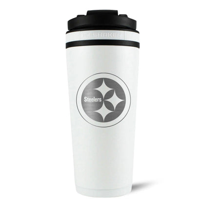 26WHITE-C_NFL_PittsburghSteelers_26ozShaker_Back_Shadow - GOLF LEAGUE