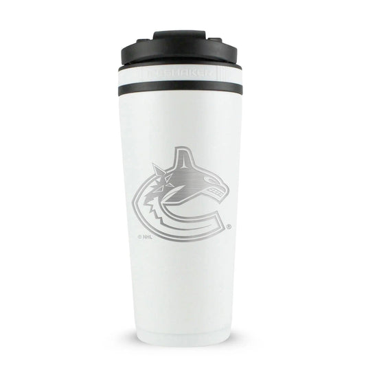 26WHITE-NHLCANUCKS-C_26OZICESHAKER_WHITE_BACK - GOLF LEAGUE