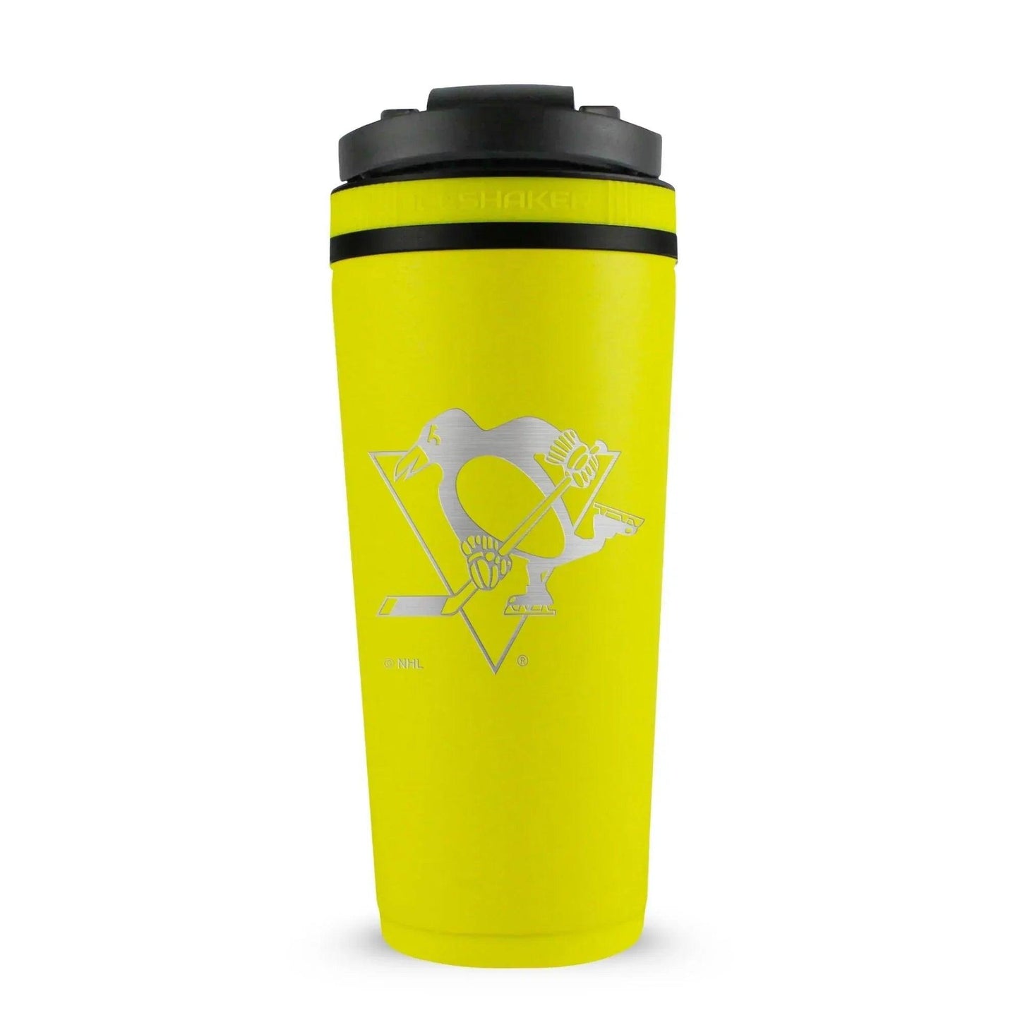 26YELLOW-NHLPENGUINS-C_26OZICESHAKER_YELLOW_BACK - GOLF LEAGUE